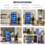 5-Tier Display Cabinet with 3 Color Led Lights and Human Sensor Function-1758435266