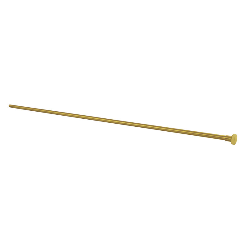 Conduite d'alimentation plate Kingston 3/8 pouces de diamètre, Laiton brossé