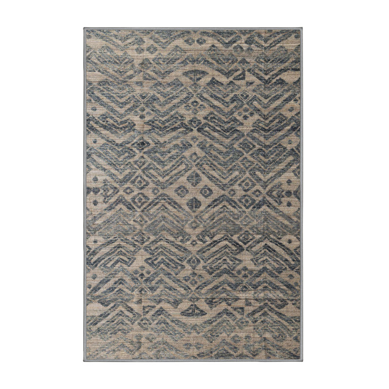 Abstract Indoor Rug, Rectangle 5' x 8'