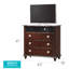 Armoire de rangement élégante Cappuccino