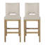 Ensemble de 2 tabourets de comptoir 31 pouces, tissu-69666424