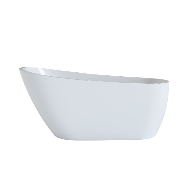 Deep Soaking Bathtub Acrylic Standalone Spa Home Indulgence