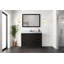 Ensemble de meuble-lavabo avec robinet et robinet de 44 po Miroir-847182229-847182230