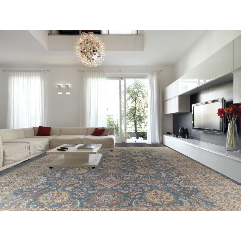 Tapis bleu 16 x 25 Palace