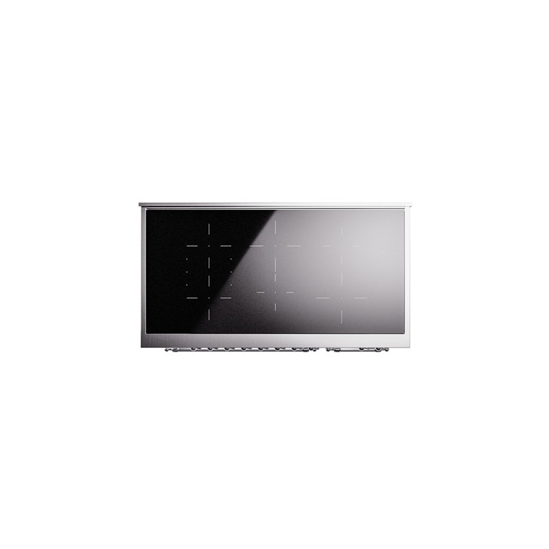 ILVE Nostalgie II 48 in Induction Range, White/Chrome