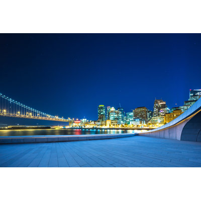 Downieville Downtown Of San Francisco - Wrapped Canvas Print