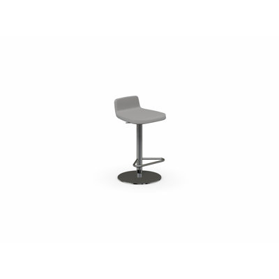 Riley Upholstered Adjustable Stool with Swivel Base
