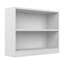 Petite bibliothèque à 2 tablettes Paulica, pour le rangement et la présentation dans le bureau personnel ou le salon-942813927