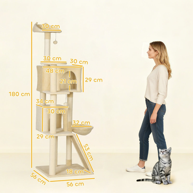 180 cm H Cat Tree / Condo