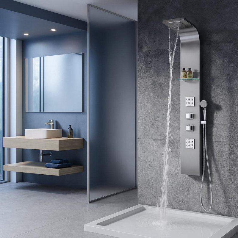 Niagara 64'' Shower Panel with Fixed Shower Head