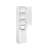 White Laundry Cabinet With Design And Storage Compartment Functional In Compartments