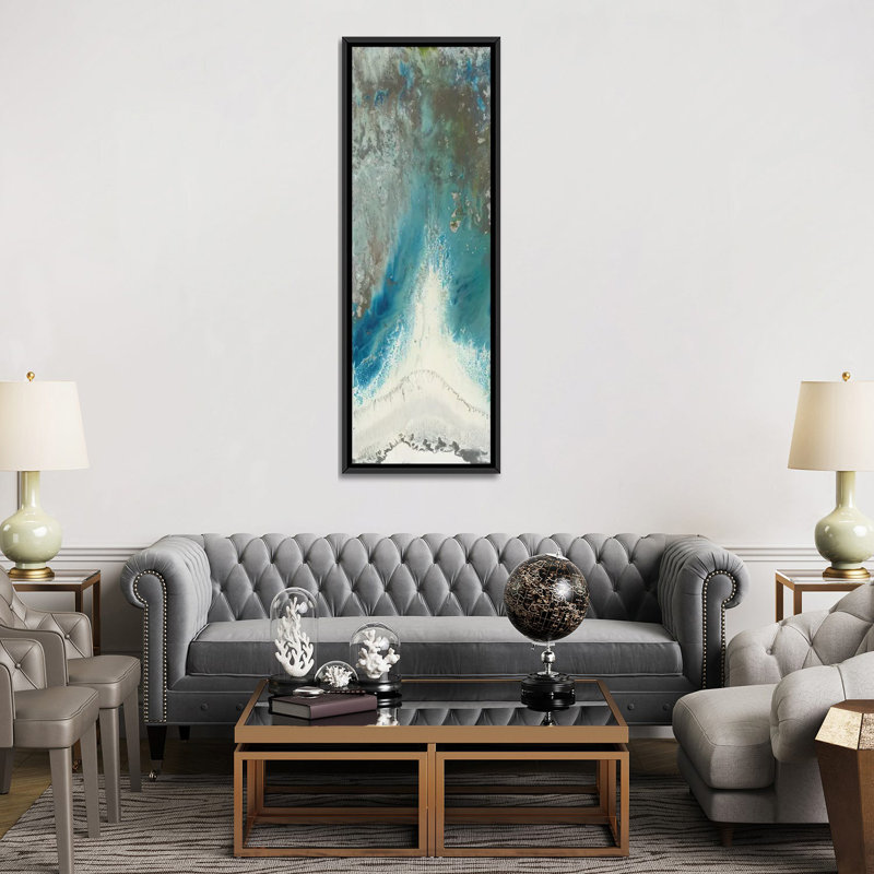 Heliotrope II par Blakely Bering - Estampe numérique sur toile tendue avec châssis panoramique, H 72 po x l 24 po x P 1,5 po