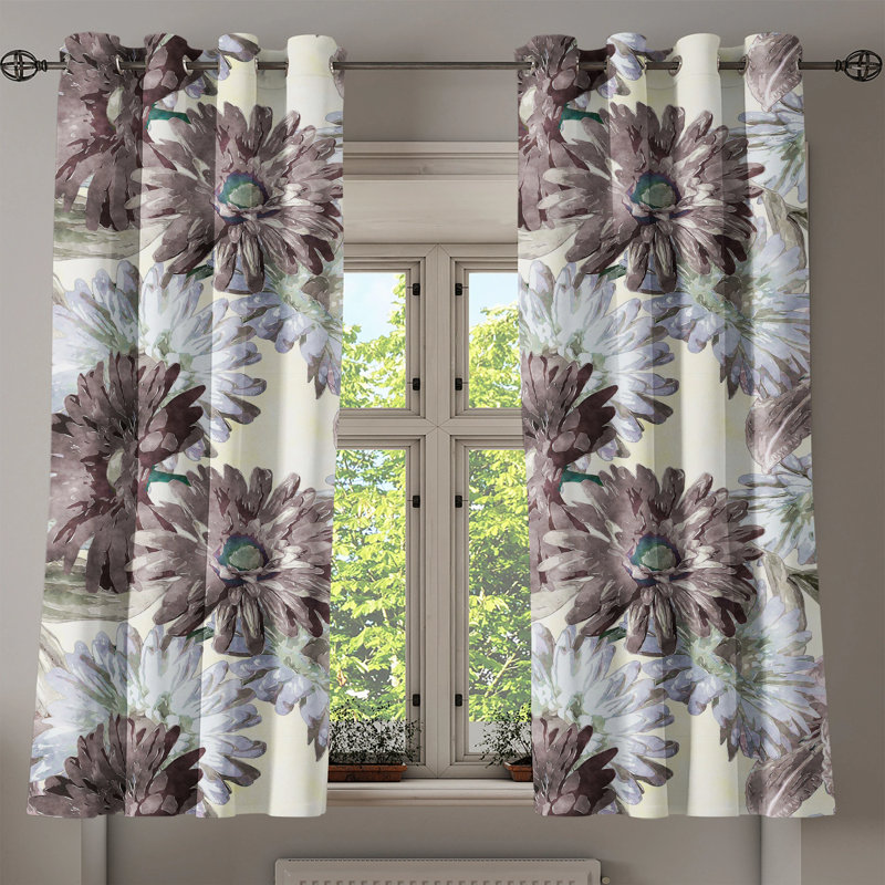 Heimo Semi Sheer Curtain Pair