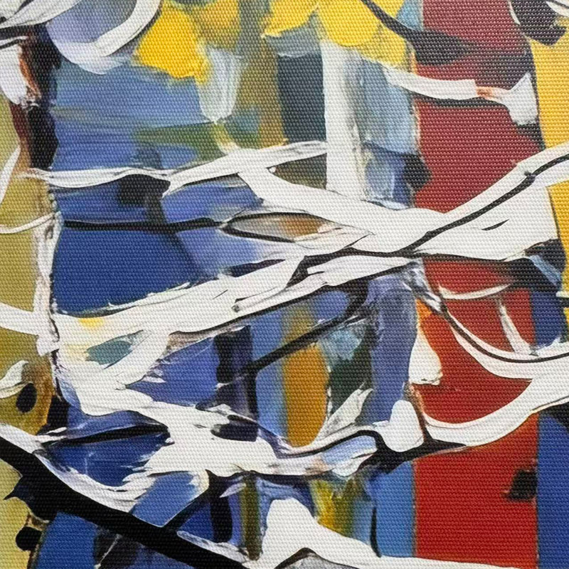 Hiver coloré par le matin, H 12 po x l 18 po
