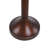 Jilyn Small Pedestal End Table Metal Base Side Table, Drinking Table w/ Scratching Distressed Finish