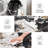 5x7 Black Area Rug, Abstract Marble Accent Rug, Soft Luxury Carpet for High Traffic Areas, Washable Rugs for Living Room, Non Slip Home Decor Kitchen Rug-1801100147-1801100149