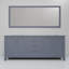 Meuble-lavabo double l 72 po x P 22 po et miroir 70 po Jacques-66637741-90699650