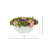 Hydrangea, Succulents and Pompom in White Planter