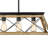 Alexia 5 - Light 35.83"W Brown/Black Pendant