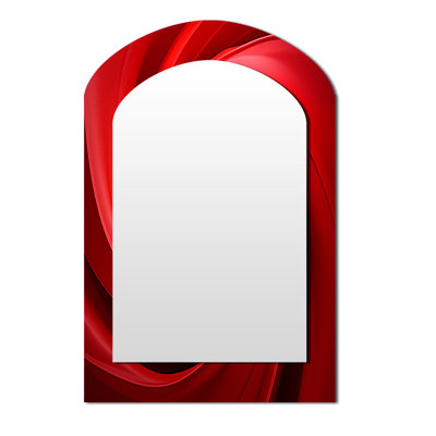 Miroir mural Red Perpetual Pulse Vortex