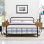 Structure de lit en acier inoxydable Maisie par Modway-25939369-25939366