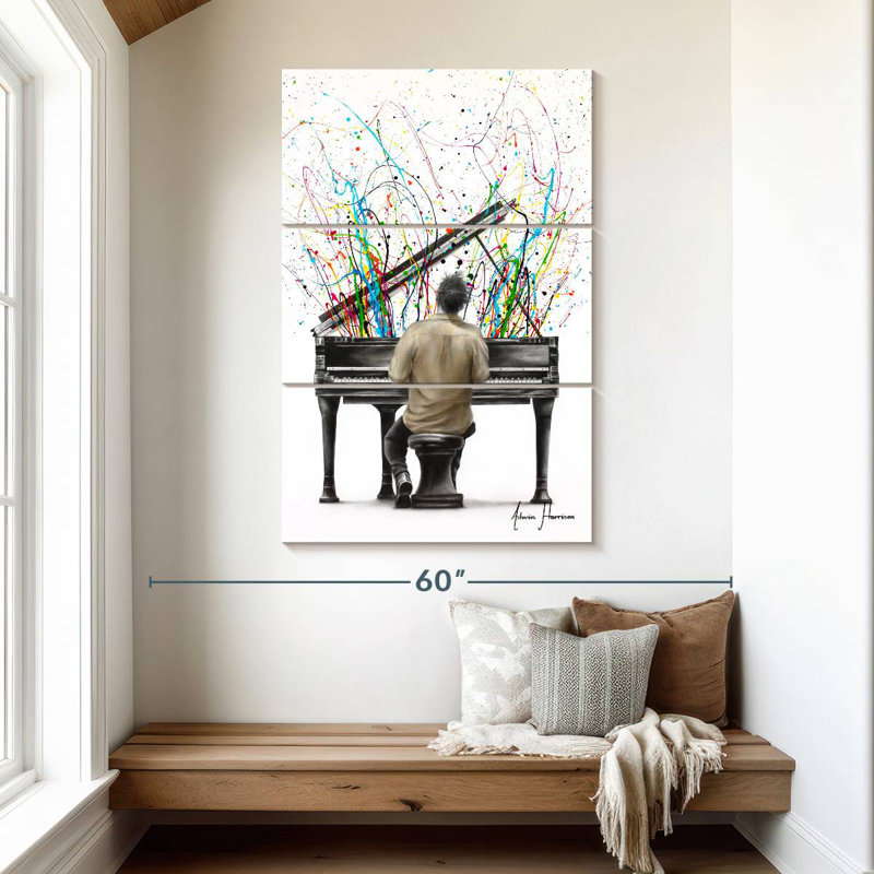 Abarca The Piano Solo, H 50 po x l 32 po