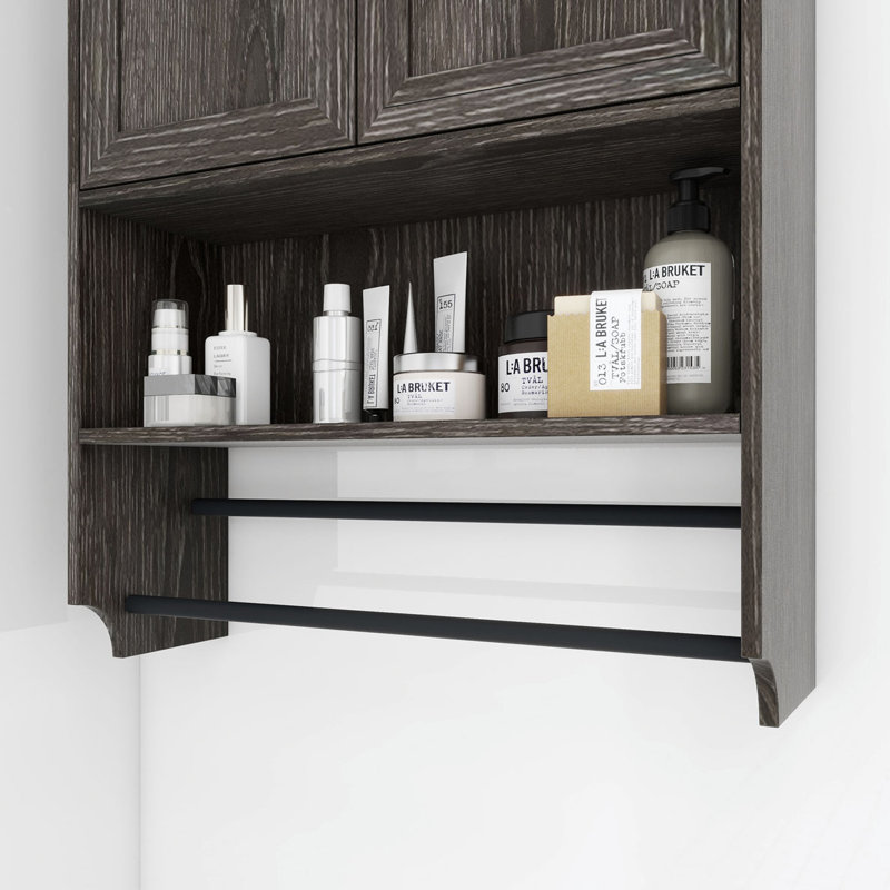 Armoire murale de salle de bain, Gris