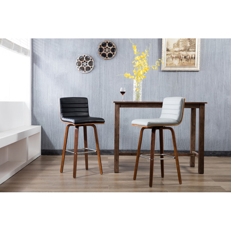 Tabouret de bar Comptom, Noir