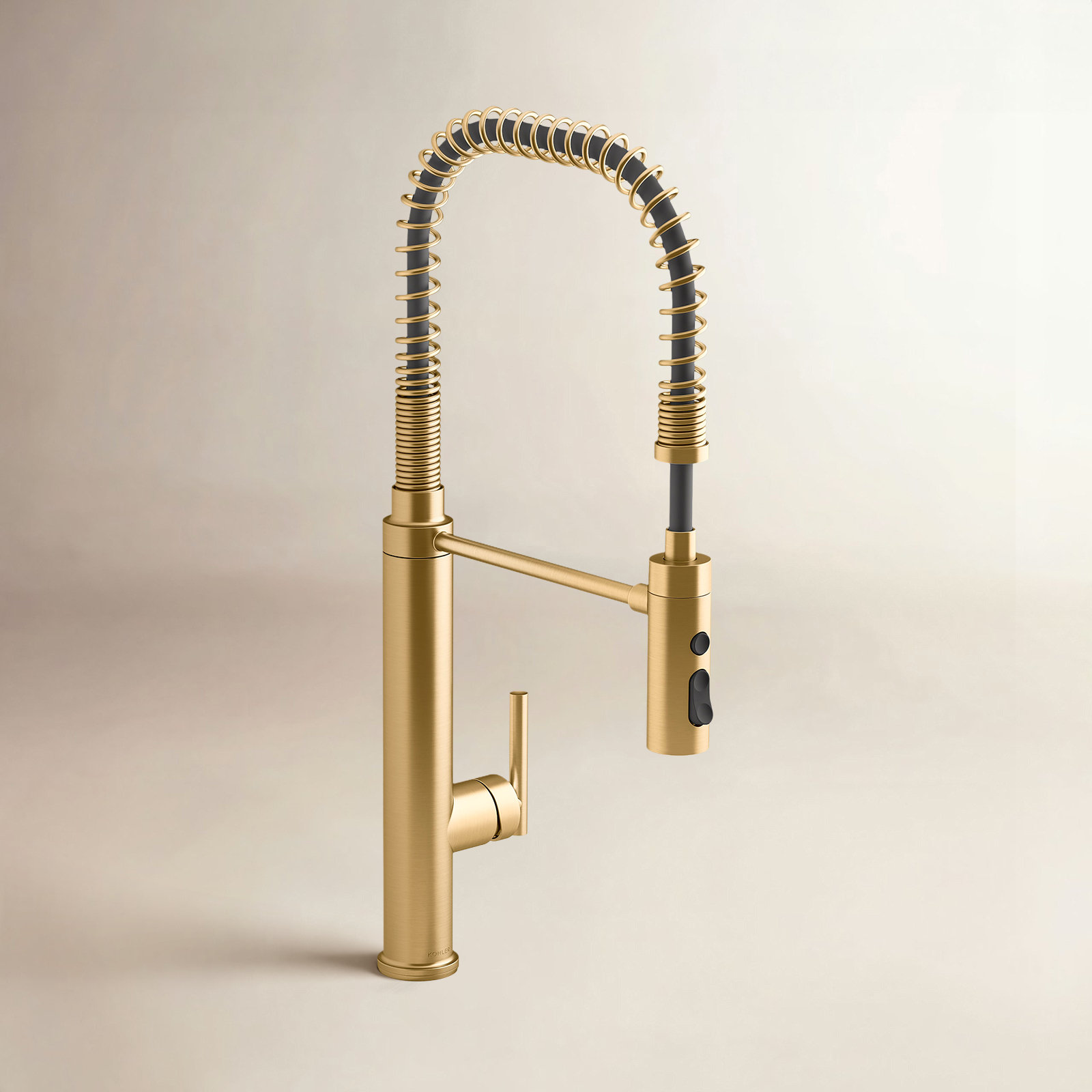 Kohler Purist Pre-Rinse Kitchen Faucet, Matte Gold