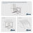 Outdoor Poly 3-Piece Set Adirondack Chair With Ottoman And Side Table-118433071