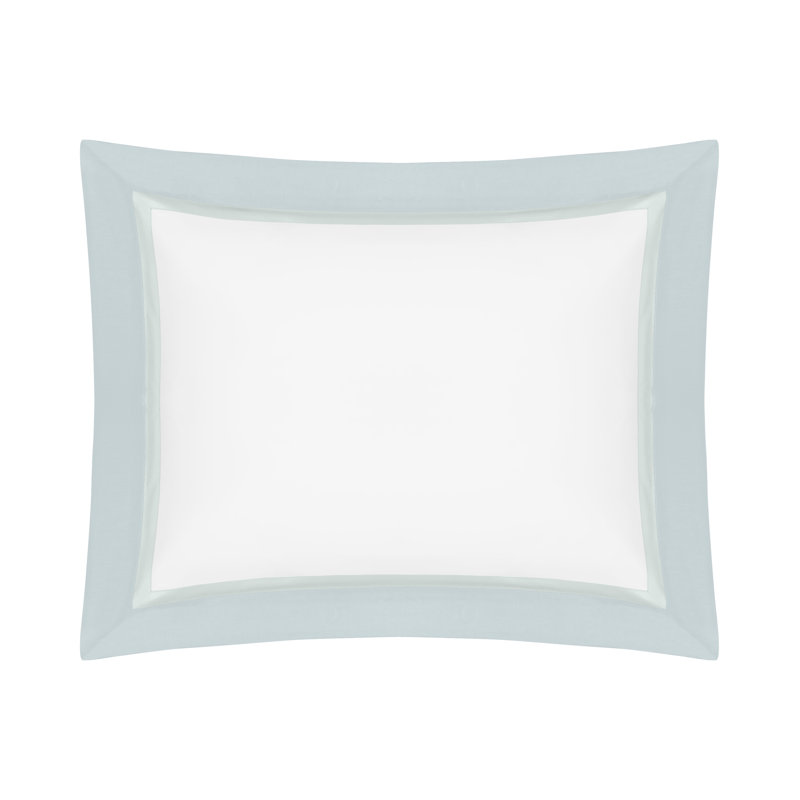 Borders Sham, White/Eucalipto/Sion, Euro