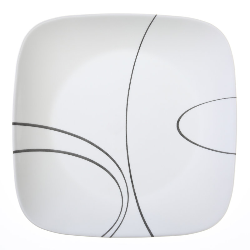 Simple Lines 10.25" Square Dinner Plate