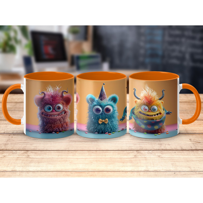 Ceramic Coffee Mug, Orange