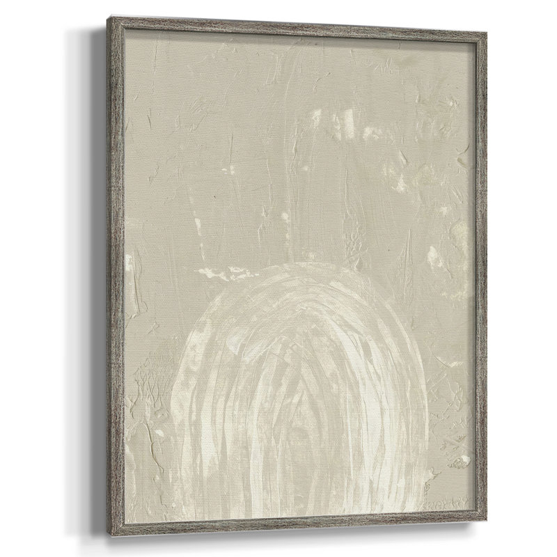 Sandy Arcs I, reproduction encadrée - bois massif, H 11 po x l 9 po