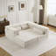 Canapé à compression Mahjong, canapé-lit à plancher convertible, canapé modulaire modulaire désossé DIY, aucun assemblage requis, tissu polaire circulaire, surdimensionné à 3 places avec 1 repose-pieds-298337652-298337659-298337661
