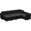 Teangela 11 - Piece Velvet Sectional-1286838825