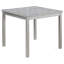 Ensemble de table de salle à manger 5 pièces en bois avec table carrée et 4 chaises rembourrées, avec décoration en cristal pour une expérience culinaire améliorée