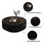 Table basse ronde avec rangement caché