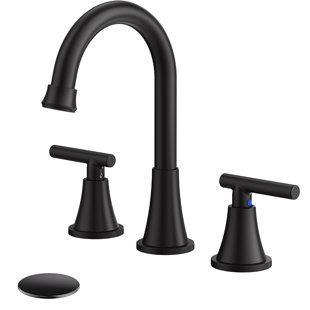 Bathroom Faucets For Sink 3 Hole Bathroom Sink Faucet With Pop-Up Drain