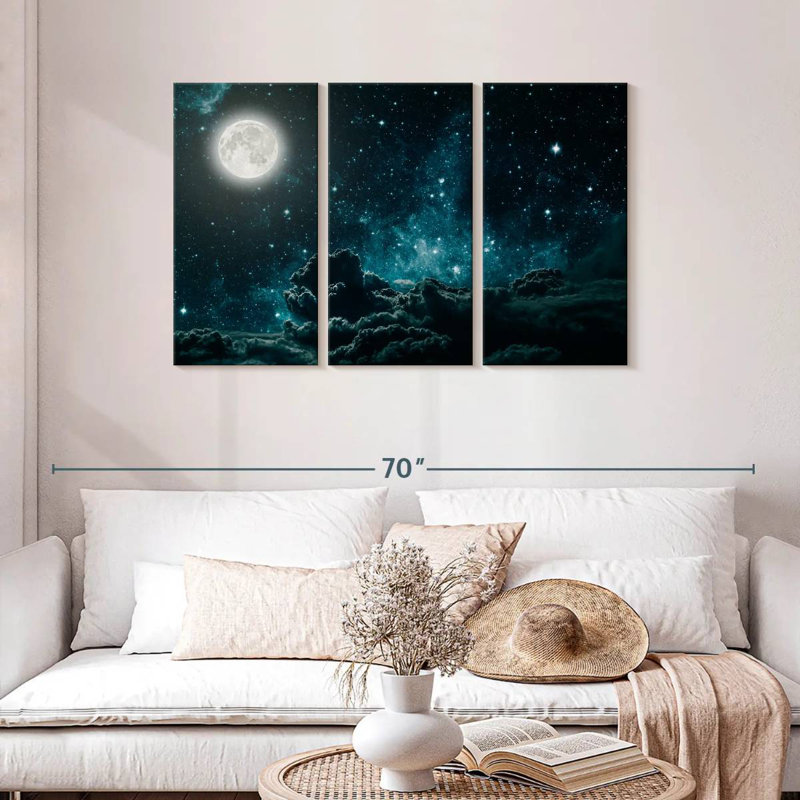 Oberle Galaxy Moonlight, 28" H x 45" W