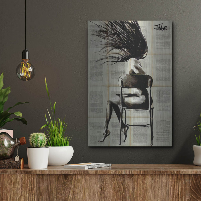 Art mural en métal Winston Porter «Power N Passion» par Loui Jover, H 16 po x l 12 po