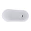1501.1mm x 718.8mm Freestanding Soaking Acrylic Bathtub-135586387