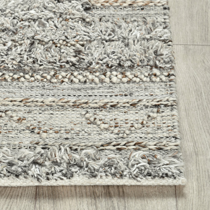 Fallon Abstract Area Rug in Gray