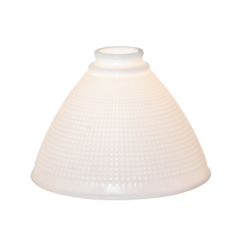 Lamp Shade, White, 6" H x 8" W x 8" D