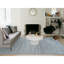 Tapis de style oriental moderne en laine tissé à la main 9 pi x 12 pi gris Arsenic 74ADF97F1403429FA9B577D2C9ED93B5