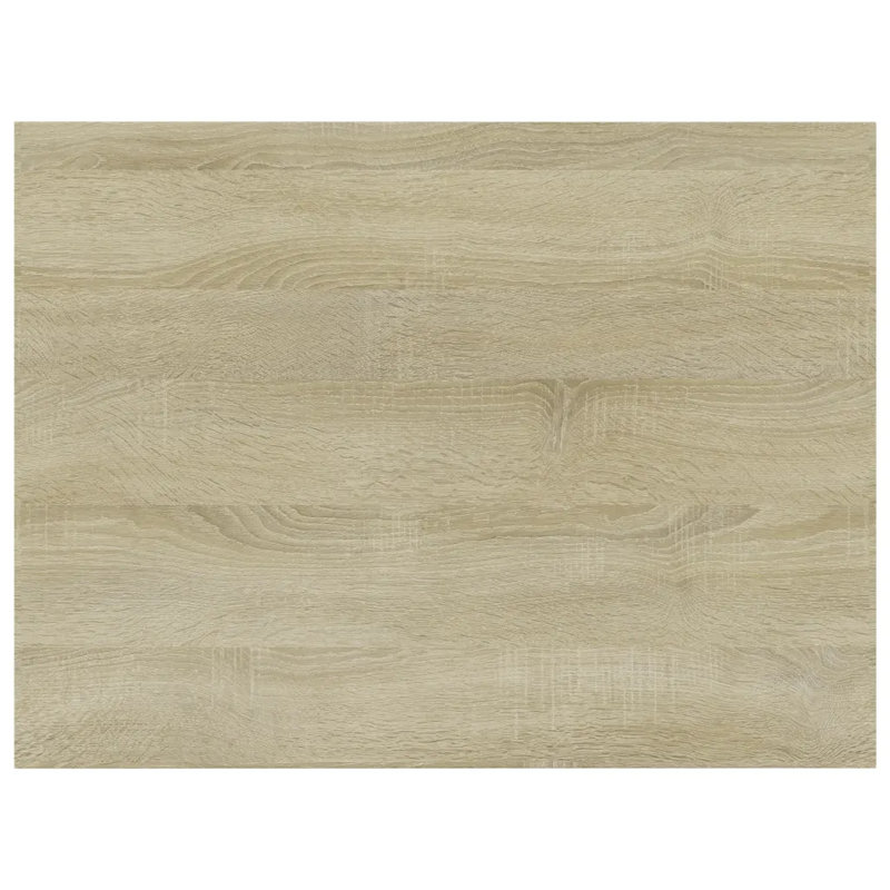 Cunane 1.5cm H Bookcase, 1.5cm H x 40cm W x 30cm D, Sonoma Oak