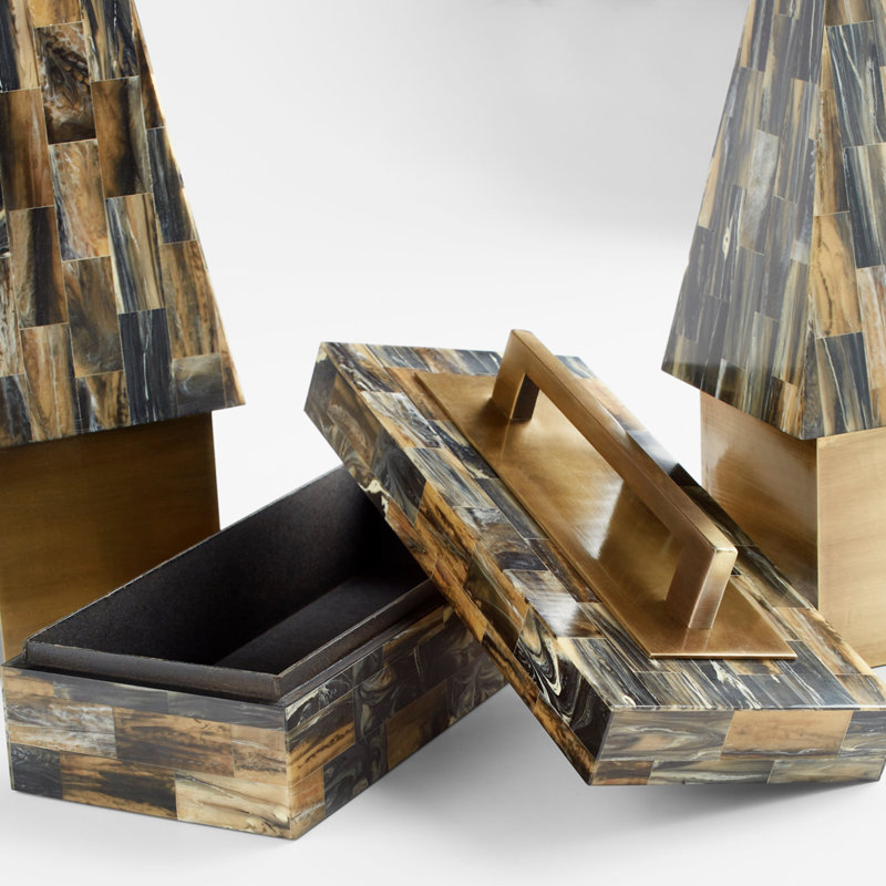 Cairo Spire Sculpture, 23" H x 6" W x 6" D