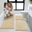 Tapis de bain antidérapants, doux et absorbants-376391310