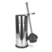  OXO Good Grips Toilet Plunger with Holder - Gray 6.3 x 24 :  Home & Kitchen