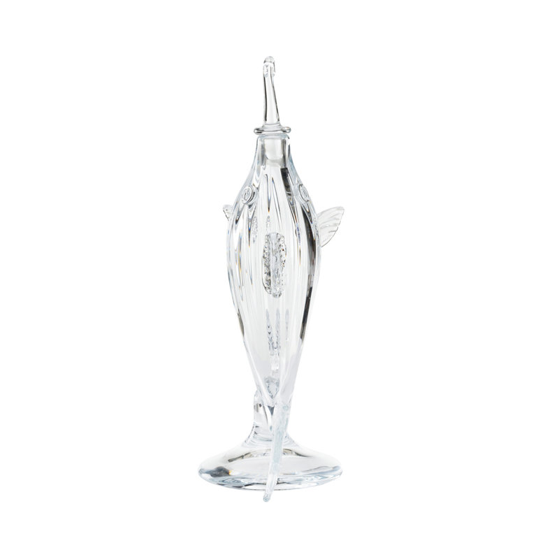 Hand Blown Fish Decanter